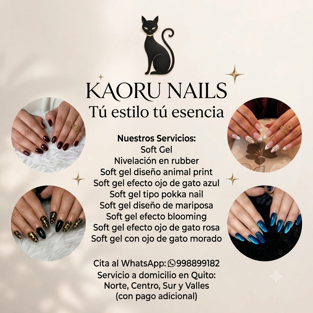 KAORU NAILS – Servicio de Manicure en Quito