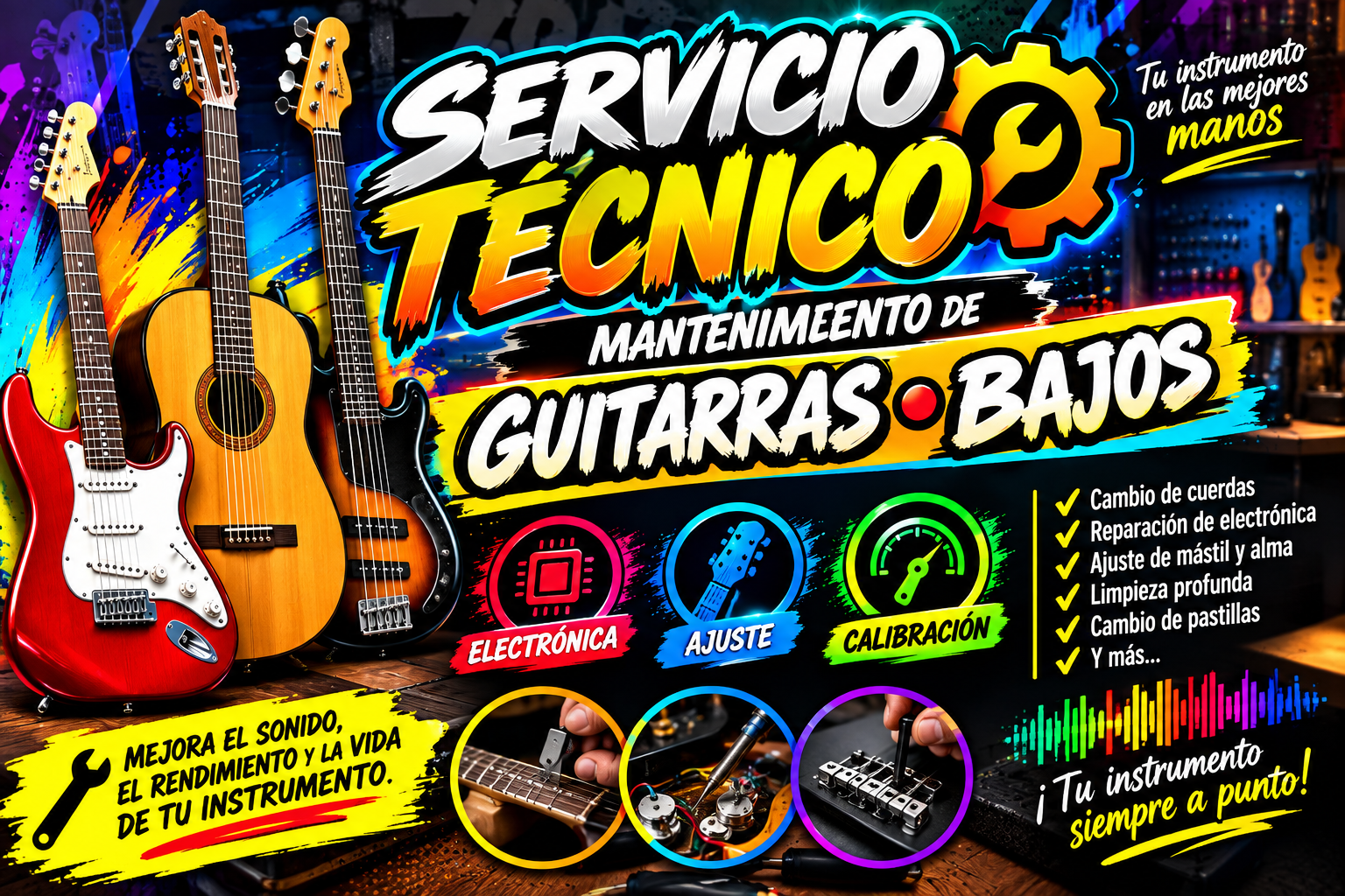 Servicio técnico Instrumentos de Cuerdas