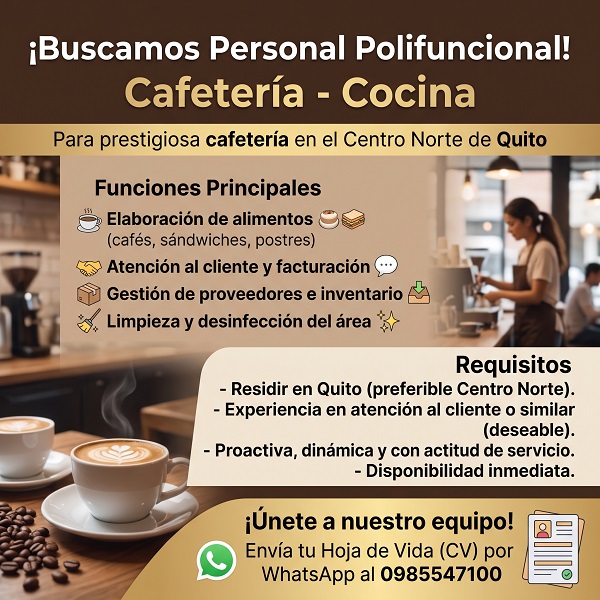 Polifuncional para Cafetería-Cocina